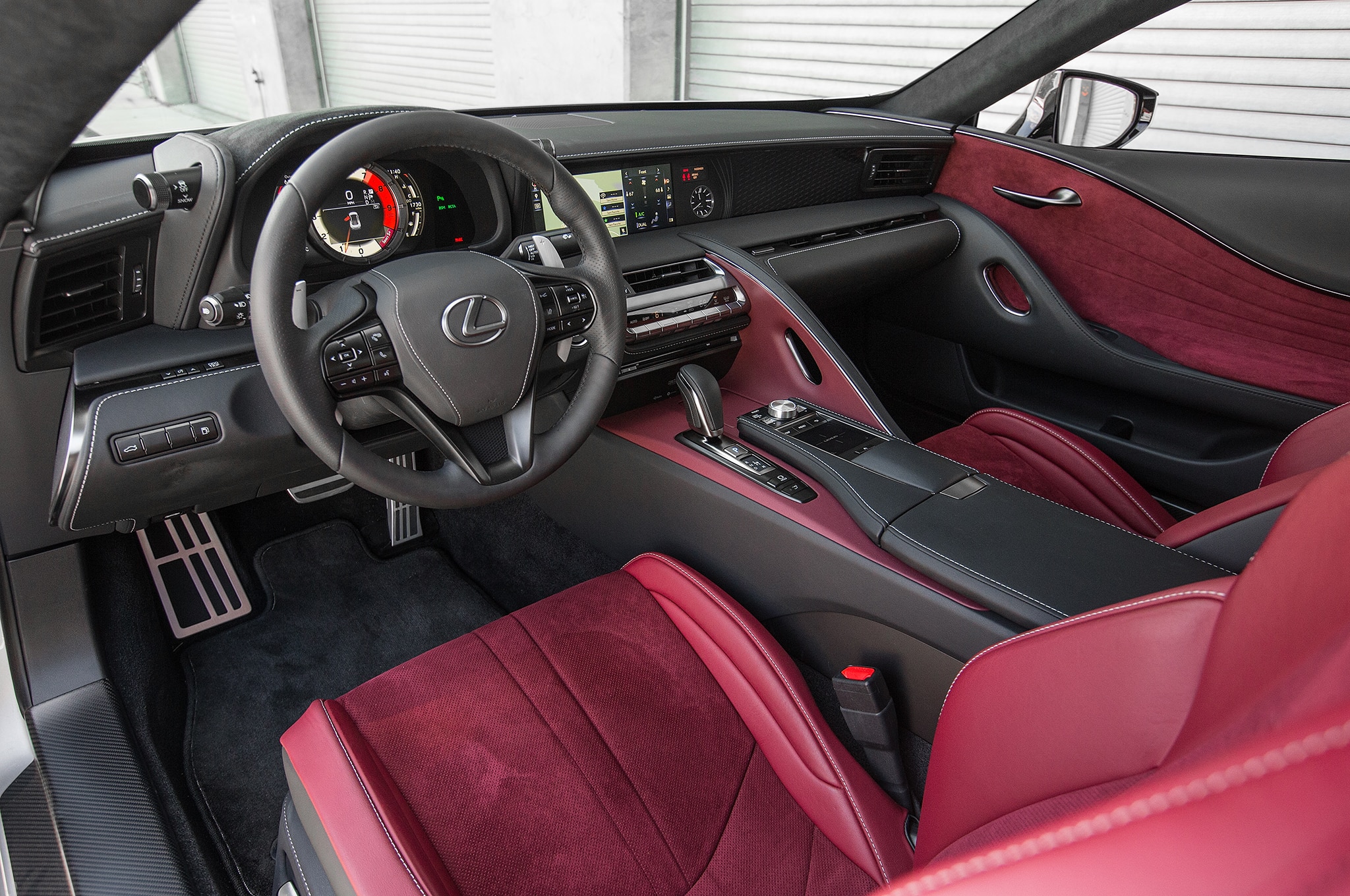 2018 Lexus LC 500 interior detail